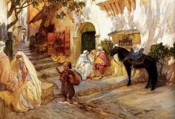 unknow artist Arab or Arabic people and life. Orientalism oil paintings 337 China oil painting art